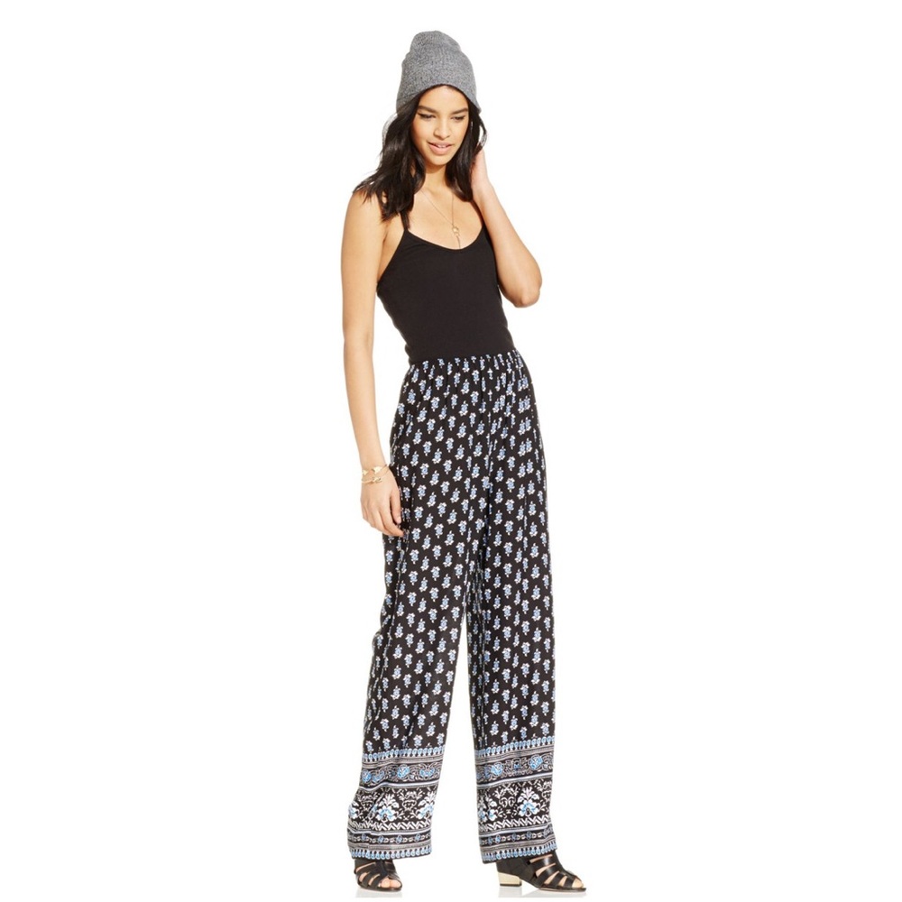 NWOT! Printed Wide-Leg Jumpsuit